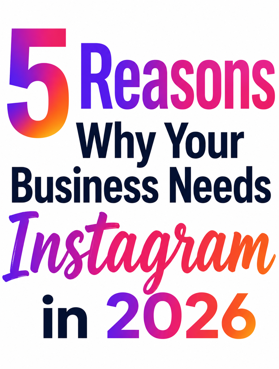 5 Reasons Why Your Business Needs Instagram